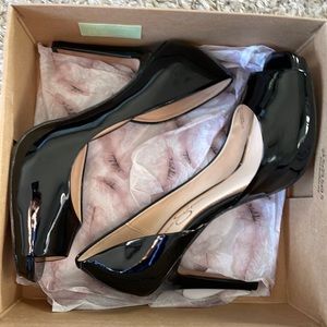 Black Open Toed Heels